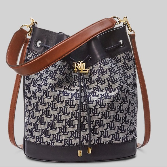 Lauren Ralph Lauren Handbags - Lauren Ralph Lauren monogram large andie drawstring bag